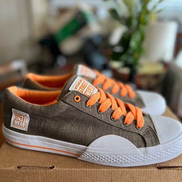 Vision Street Wear- Beige & Orange - with Ollie Pad - Picture 4 of 9